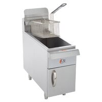 Cooking Performance Group FCPG15 Liquid Propane 15 lb. Countertop Fryer - 26,500 BTU