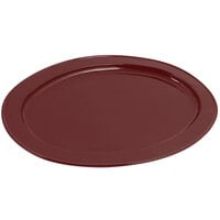 Bon Chef 2045 20" x 14" Terra Cotta Sandstone Finish Cast Aluminum Oval Platter