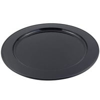 Bon Chef 2048 16" Black Sandstone Finish Cast Aluminum Round Platter