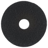 Scrubble by ACS 72-15 Type 72 15" Black Stripping Floor Pad - 5/Case