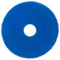 Scrubble by ACS 53-15 Type 53 15 inch Blue Cleaning Floor Pad - 5/Case