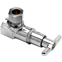 T&S B-1311 Angle Key Stop, 3/8 inch NPT Female Inlet, and Compression Outlet for 1/2 inch O.D. Copper Tubing