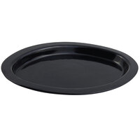 Bon Chef 5110 11" x 17" Black Sandstone Finish Cast Aluminum Oval Casserole Dish