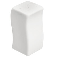 CAC SOH-SS Soho 3" Ivory (American White) Stoneware Salt Shaker - 48/Case