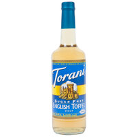 Torani 750 mL Sugar Free English Toffee Flavoring Syrup