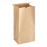 100 Pack Kraft Coffee Bags With Tin Tie - 1/2 Lb Reclosable Bags Made In USA