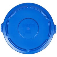 Rubbermaid 1779733 BRUTE 55 Gallon Blue Round Trash Can Lid