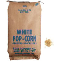 Reist Popcorn 50 lb. White Large Butterfly Popcorn Kernels