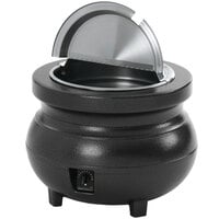 Vollrath 72180 Cayenne Colonial 7 Qt. Soup Kettle Rethermalizer with Black Finish - 120V, 900W