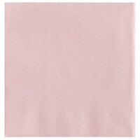 Choice Pink 2-Ply Beverage / Cocktail Napkins - 1000/Case