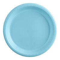Creative Converting 28157011 7" Pastel Blue Plastic Plate - 240/Case