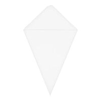 American Metalcraft SQFBCN20 20 oz. Square Cardboard Fry Cone - 100/Pack