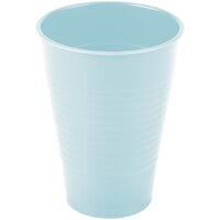 Creative Converting 28157071 12 oz. Pastel Blue Solid Plastic Cup - 240/Case