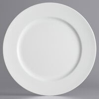 The Jay Companies 1428008BK 13 inch Round White Plastic Charger Plate