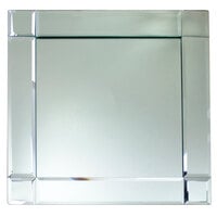 The Jay Companies 1330052 13 inch x 13 inch Square Deco Glass Mirror Charger Plate - 12/Pack