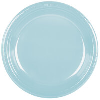 Creative Converting 28157031 10" Pastel Blue Plastic Plate - 240/Case