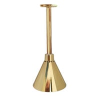 Hanson Heat Lamps 400-LGT-BR Rigid Ceiling Mount Heat Lamp with Brass Finish