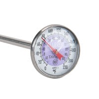 Taylor 6092NPRBC 5 inch Instant Read Reduce Cross-Contamination Pocket Probe Dial Thermometer - Purple / Allergy