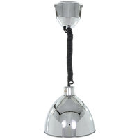 Hanson Heat Lamps 800-RET-CH Retractable Cord Ceiling Mount Heat Lamp with Chrome Finish