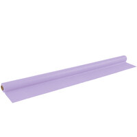 Creative Converting 13013 100' Lavender Disposable Plastic Tablecover