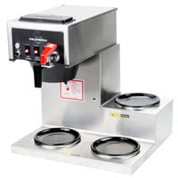 Bloomfield 8572D3F-120C Koffee King 3 Warmer Right Stepped Automatic Coffee Brewer - 120V (Canadian Use Only)
