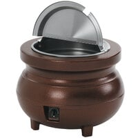 Vollrath 72181 Cayenne Colonial 7 Qt. Soup Kettle Rethermalizer with Copper Finish - 120V, 900W