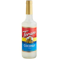 Torani Coconut Flavoring Syrup 750 mL Glass Bottle