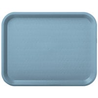 Carlisle CT101459 Cafe 10 inch x 14 inch Slate Blue Standard Plastic Fast Food Tray - 24/Case