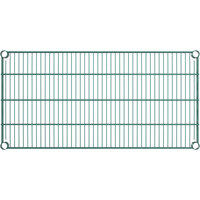 Regency 18 inch x 36 inch NSF Green Epoxy Wire Shelf