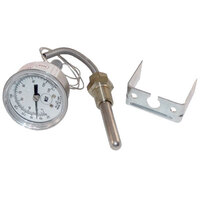 All Points 62-1050 Thermometer; 0 - 220 Degrees Fahrenheit; 3/8 inch MPT Rear Mount