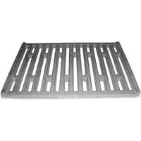 All Points 24-1076 11 3/4 inch x 8 1/2 inch Cast Iron Bottom Broiler Grate