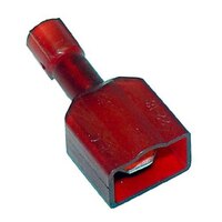 All Points 85-1068 Red Male Quick Disconnect; 1/4" Tab; Wire Gauge: 22-18 - 10/Pack