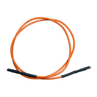 All Points 38-1374 Orange Wire Lead; 25"; 1/8" Female Push-Ons