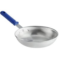 Vollrath E4008 Wear-Ever 8" Aluminum Fry Pan with Rivetless Interior and Blue Cool Handle