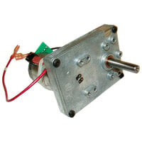 All Points 68-1115 Conveyor Oven Gear Motor; 18V DC; 3/8 inch x 1 1/2 inch Shaft with Keyway