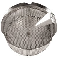 Tellier X5040 Stainless Steel 5/32 inch (4 mm) Basket Sieve for 42574-37 Food Mill