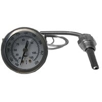 All Points 62-1083 Thermometer; 100 - 220 Degrees Fahrenheit; 1/2" Rear Mount U-Clamp