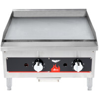 Vollrath 40722 Cayenne 24 inch Flat Top Gas Countertop Griddle - Thermostatic Control