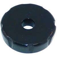 All Points 28-1349 Black Plastic Bonnet with Metal Threads