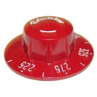 All Points 22-1192 2 1/4" Red Fryer Thermostat Dial (225-375)