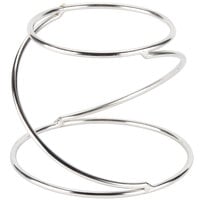 American Metalcraft SSUS1 Stainless Steel Single-Shelf Contempo Swirl Pizza Stand Silver INC 7-Inch 166-SSUS1