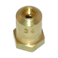 All Points 26-1094 Brass Hood Orifice; #34; Natural Gas; 3/8 inch-27 Thread; 1/2 inch