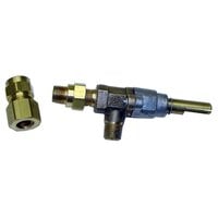 All Points 52-1087 Gas Valve; 1/8 inch Gas In / Out; Adapter Outlets Included