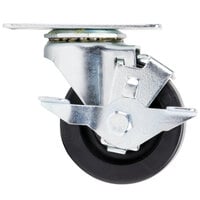 Beverage-Air 00C26-017A 3 inch Plate Casters for BB78, BB94, DD78, DD94 and WTRCS Series - 6/Set