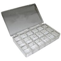 All Points 85-1082 18 Compartment Clear Plastic Storage Box