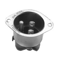 All Points 38-1330 Flanged 3 Prong Male Plug - 15A/125V