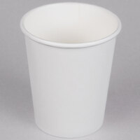 Choice 8 oz. White Poly Paper Hot Cup - 1000/Case