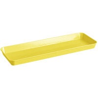 Cambro 10302MT145 10" x 30" Yellow Fiberglass Market Pan