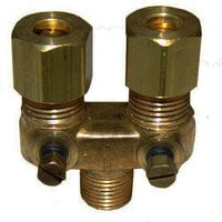 All Points 52-1061 Dual Pilot Adjustment Valve; 1/8 inch MPT x 3/16 inch CCT