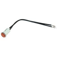 All Points 38-1471 Amber Flush Lens Signal Light with Wire Leads - 28V